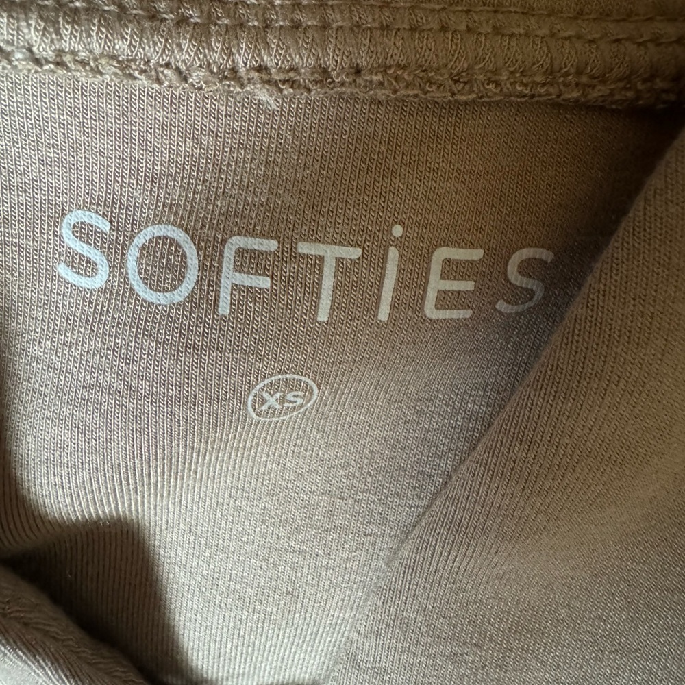Softies Dreamtech 1/4 zip tunic lounger / dress Size XS Coco / mauve color - Picture 10 of 12